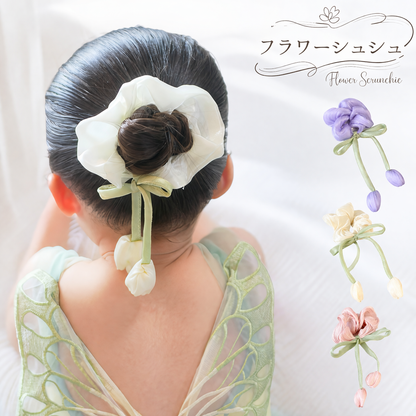50 シュシュ（お花）